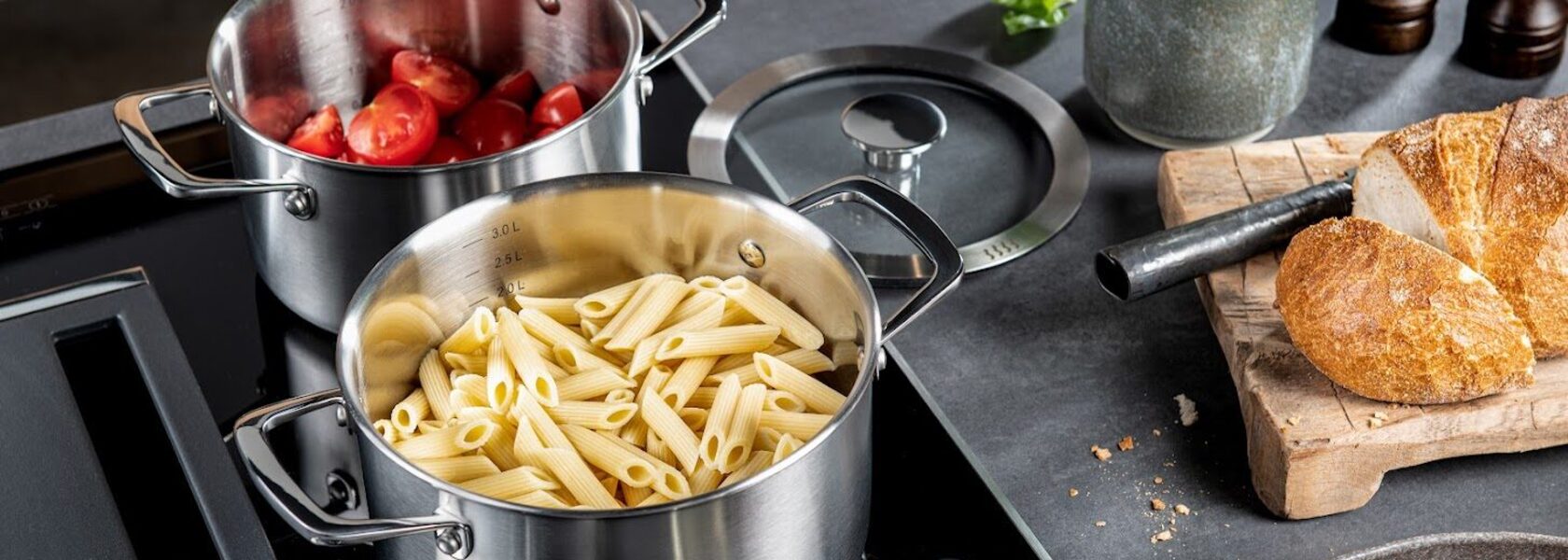 Groot aanbod in pannen