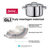 Spring Finesse2+ kookpan hoog 24 cm (online) kopen? | OnlinePannen.nl