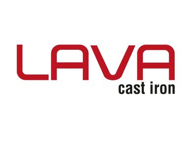 Lava cast iron logo
