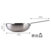 Skottsberg Wok 28 cm Stainless Steel (online) kopen? OnlinePannen.nl