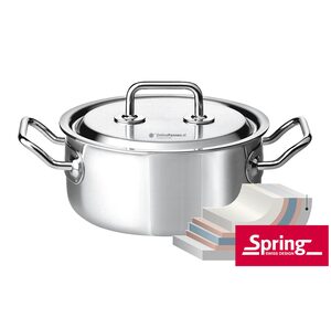 spring brigade premium kookpan 24 cm laag art. nr. 0415500624 spring brigade premium kookpan laag sfeer
