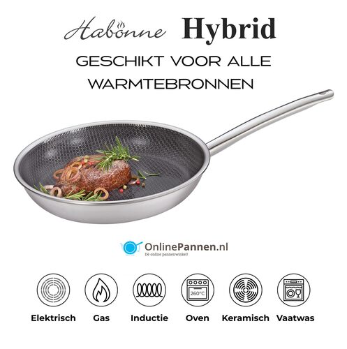 Habonne Hybrid koekenpan 28 cm (Online) kopen? OnlinePannen.nl