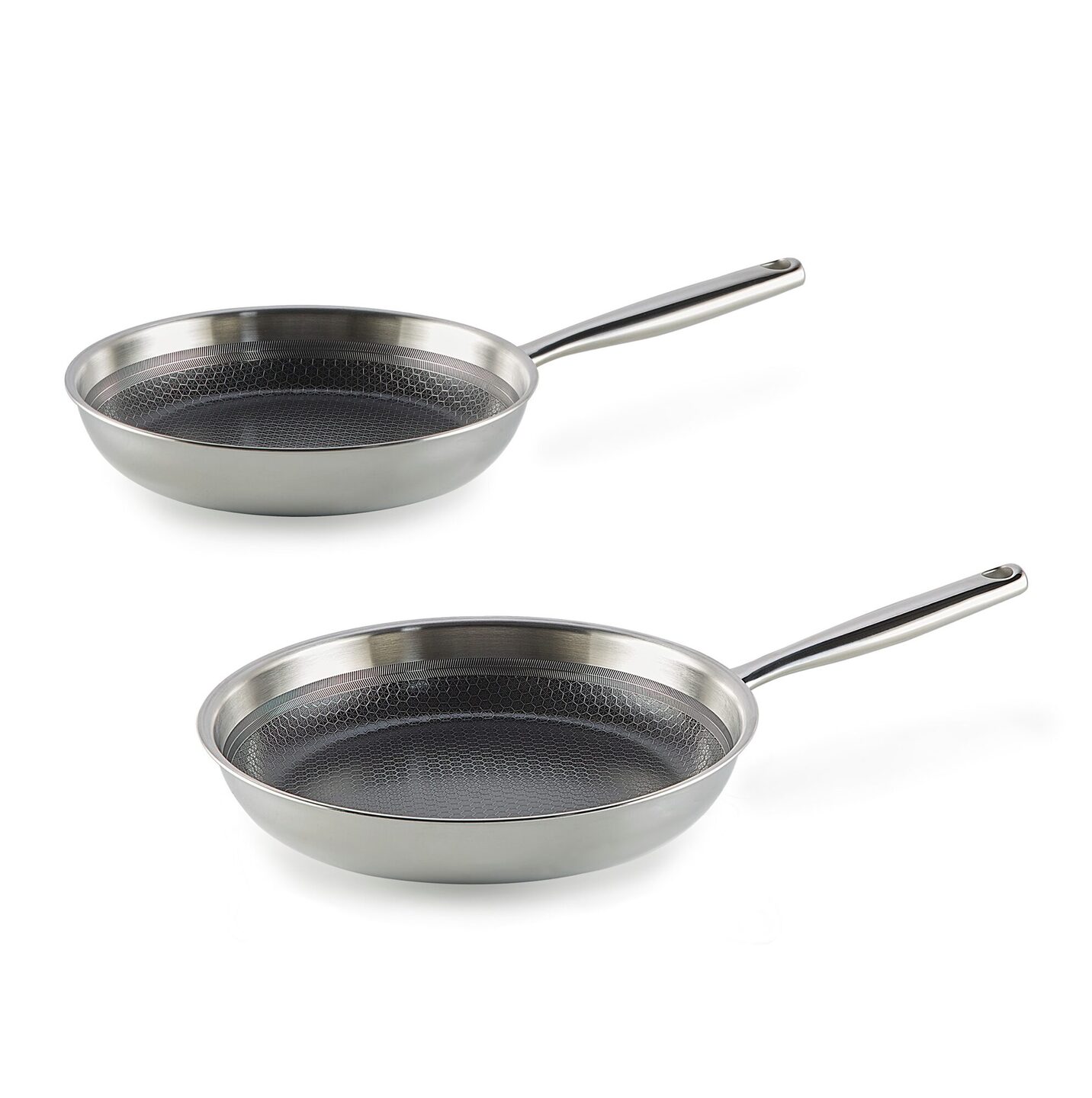 KASANOVA Drielaagse Koekenpan 28 Cm - 3 Laags Antiaanbak