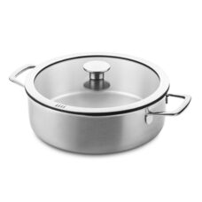 Ducq downdraft Braadpan met deksel 26cm NO COATING