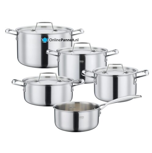 Spring gourmet 5 delig pannenset met logo