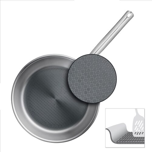 Spring Vulcano Cut Resist Koekenpan 16 cm (online) kopen? | OnlinePannen.nl