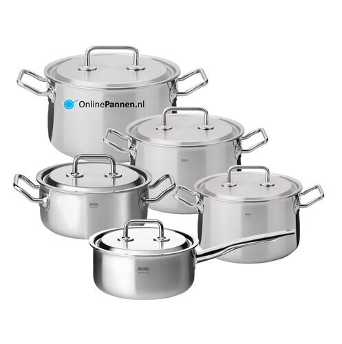 Spring brigade premium 5 delig pannenset nieuw met logo