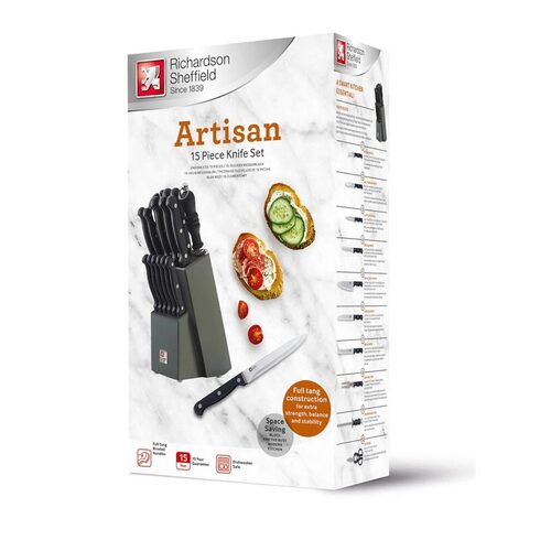Richardson sheffield artisan messenblok 15 delig verpakking