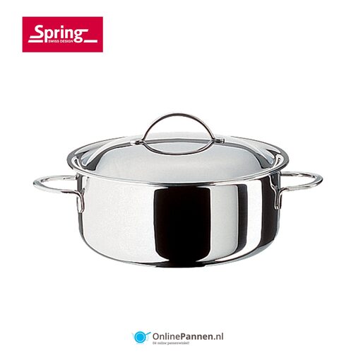 Spring Cristal GLI Kookpan laag 16 cm (online) kopen? | OnlinePannen.nl