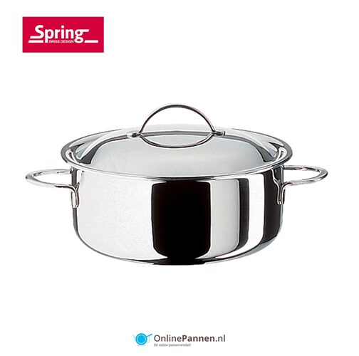 Spring Cristal GLI Kookpan laag 20 cm (Online) kopen? | OnlinePannen.nl