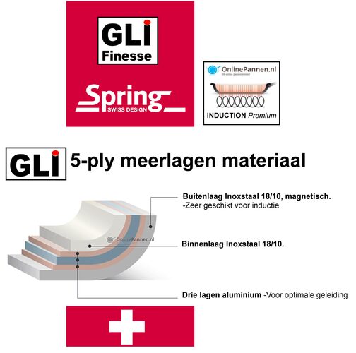 spring finesse sauspan 20 cm art. nr. 0615666020