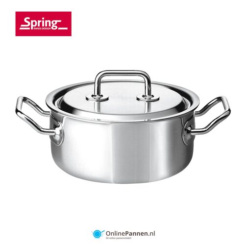 spring brigade premium kookpan 16 cm laag art. nr. 0415500616