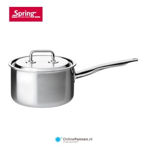 spring brigade premium steelpan met deksel 18 cm art. nr. 0415530618