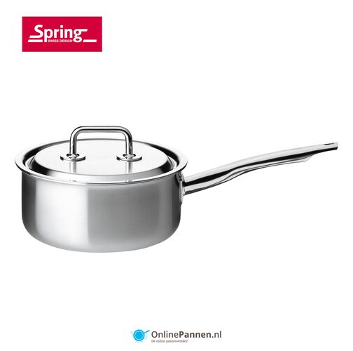 spring brigade premium steelpan met deksel 18 cm art. nr. 0415510618