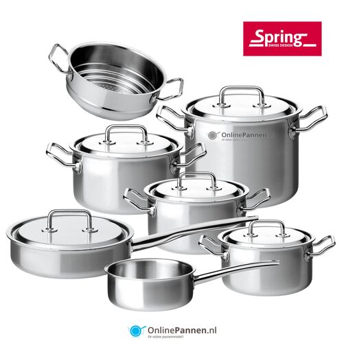 spring brigade pannenset 7-delig art. nr. 0414130607