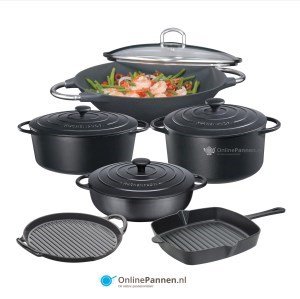 kuchenprofi provence braadpan zwart 22 cm 0401001022