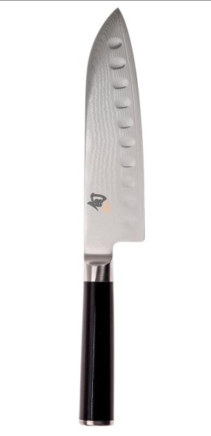 Kai Shun Classic Santokumes 18 cm met groef staand