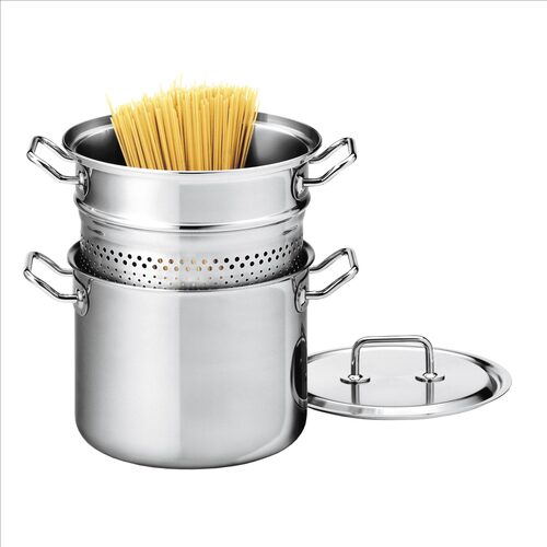 Spring Brigade Premium Pastapan met inzet 22 cm (online) kopen? | OnlinePannen.nl