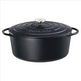 Küchenprofi Provence Braadpan ovaal zwart 35 cm (online) kopen? | OnlinePannen.nl