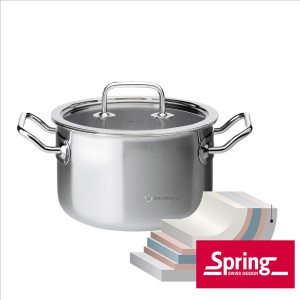 Spring Brigade Premium Limited kookpan 20 cm met glasdeksel | OnlinePannen.nl