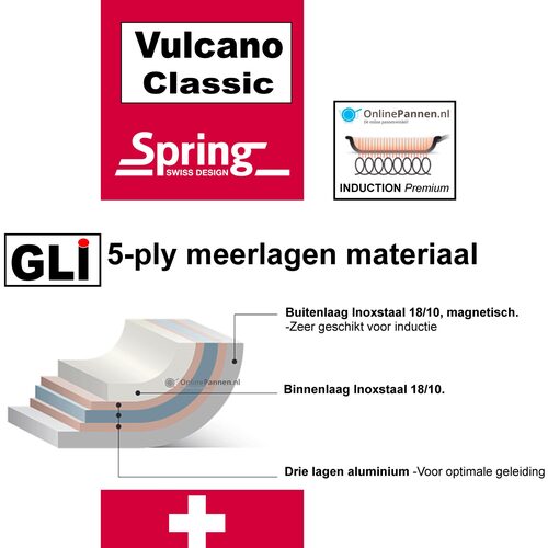Spring Vulcano Classic wok 28 (online) kopen? | OnlinePannen.nl