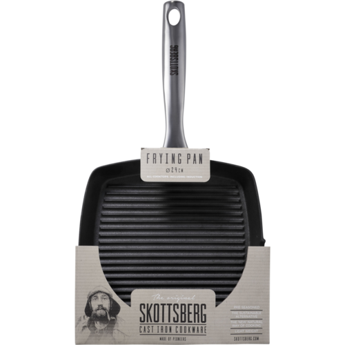 SKOTTSBERG Gietijzeren Grillpan 28 cm Onlinepannen.nl