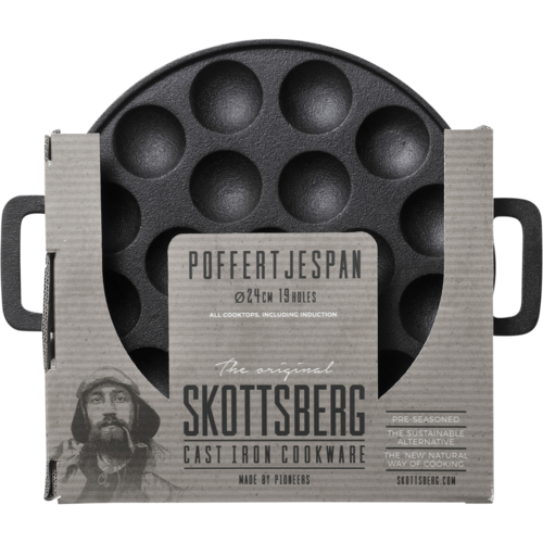 SKOTTSBERG Gietijzeren Poffertjespan 24 cm