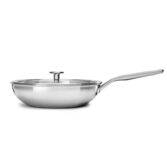 KitchenAid Multi-Ply Stainless Steel Wok met Glasdeksel 28 cm