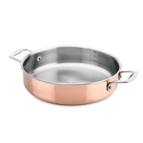 DUCQ Koper Braadpan 28 cm online kopen? | OnlinePannen.nl