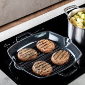 DUCQ Gietijzeren Grillpan zwart 28 cm (online) kopen? | OnlinePannen.nl